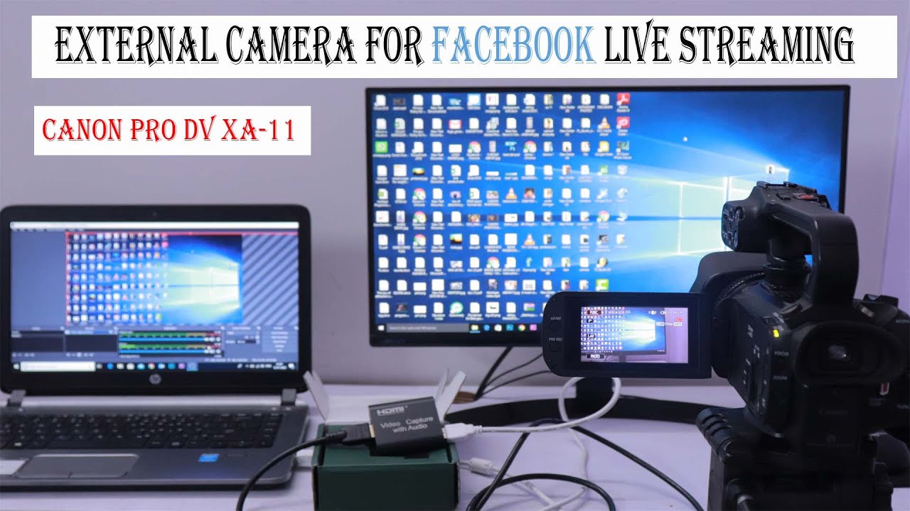 connect your mac camera for facebook live